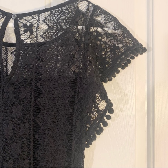 Abercrombie & Fitch Black Lace Romper Women's Size Small - Picture 6 of 10